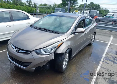2014 Hyundai Elantra Se from USA, damaged, VIN 5NPDH4AE6EH535159